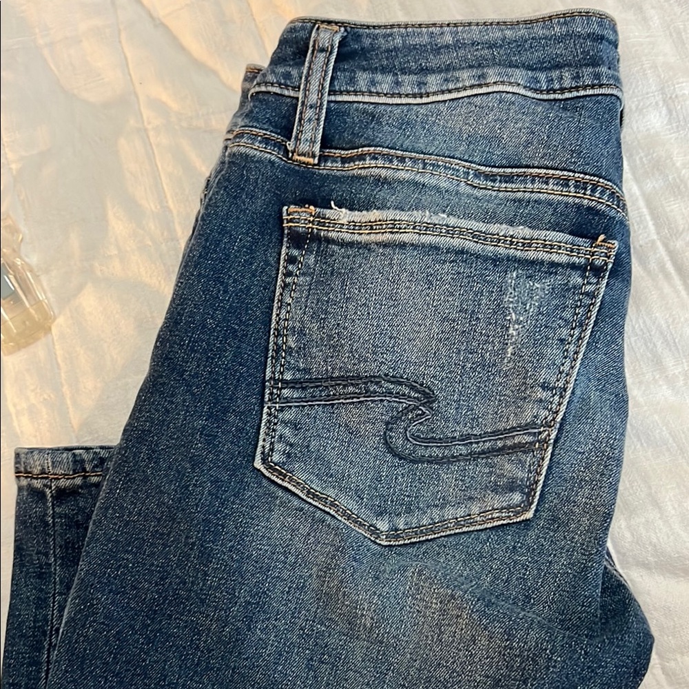 Silver Jeans Avery Slim Denim blue jeans Sz 28